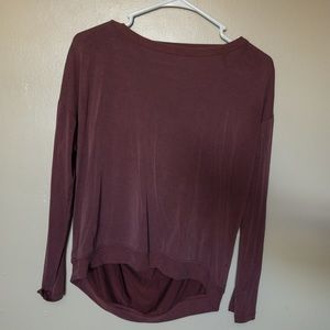 Maroon long sleeve